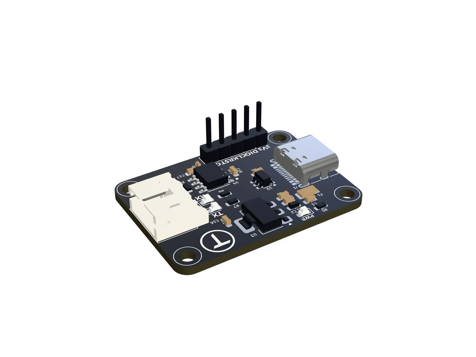 Rendering of the FD board